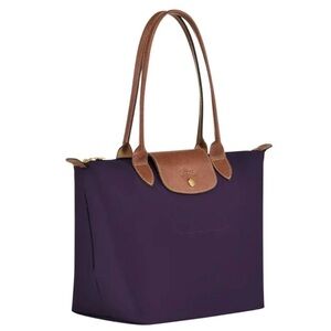 COPY - Longchamp Le Pliage Medium Tote Bag Magenta Hot Pink Brown